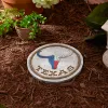 Texas Proud Stepping Stone - Texas Longhorn Flag > Handcrafted Home Decor