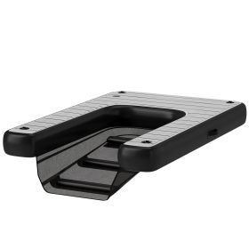 Inflatable Dog Boat Ramp Up To 286 Lbs, For Boat, Dock, Lake, Non-Slip, Safe & Easy (Color: black)